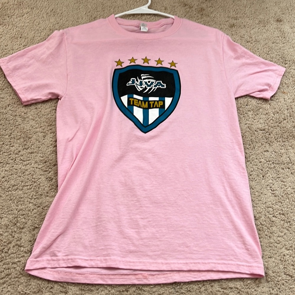 Pink Team Tap JJVA Volleyball Shirt